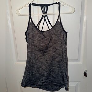 Lululemon Women’s Tank in gray and black